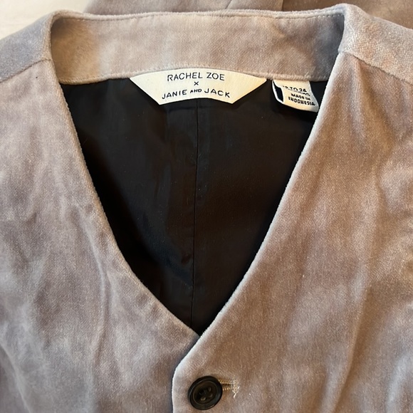 Janie and Jack x Rachel Zoe 3 piece velvet toddler set 18-24 mo - Picture 10 of 10